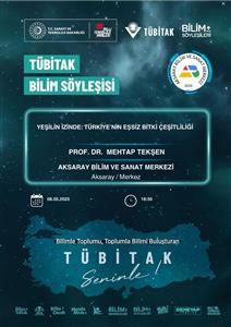 TÜBİTAK Bilim Söyleşisi Aksaray BİLSEM’de Gerçekleşecek